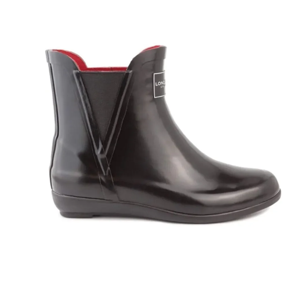 London Fog Rain Boots sz 8 Waterproof Rubber NEW #K115